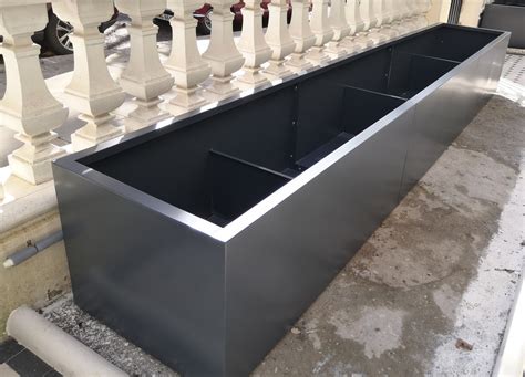 large metal planter box|metal planter boxes near me.